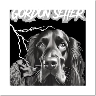 Goldendoodle Heavy Metal Dog Lover Posters and Art